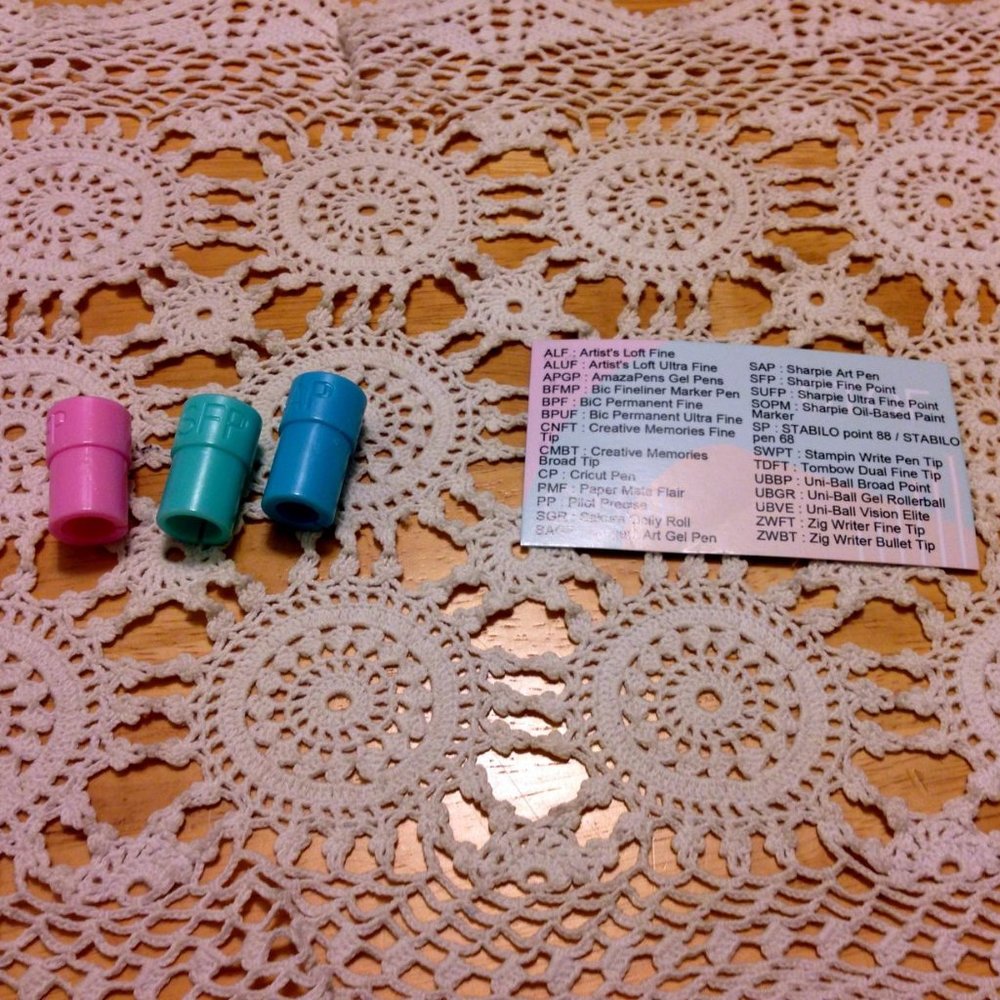 SFP, SUFP and SAP Sharpie adapters for use with Cricut